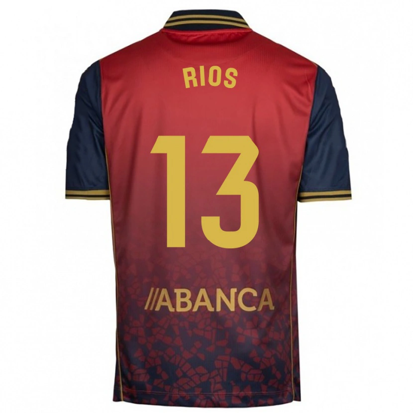 Danxen Damen Hugo Rios #13 Rot Marine Auswärtstrikot Trikot 2025/26 T-Shirt