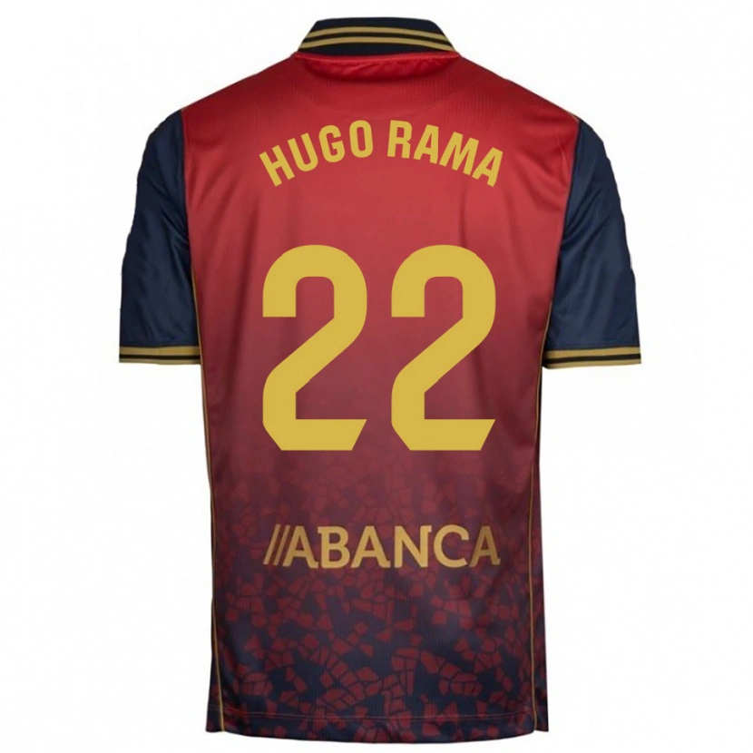 Danxen Damen Hugo Rama #22 Rot Marine Auswärtstrikot Trikot 2025/26 T-Shirt