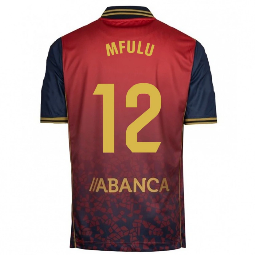 Danxen Damen Nuke Mfulu #12 Rot Marine Auswärtstrikot Trikot 2025/26 T-Shirt