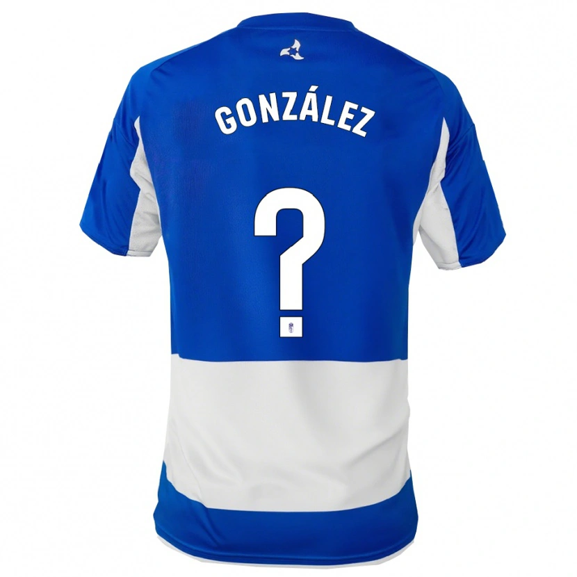Danxen Damen Pablo González #0 Blau Weiß Auswärtstrikot Trikot 2025/26 T-Shirt