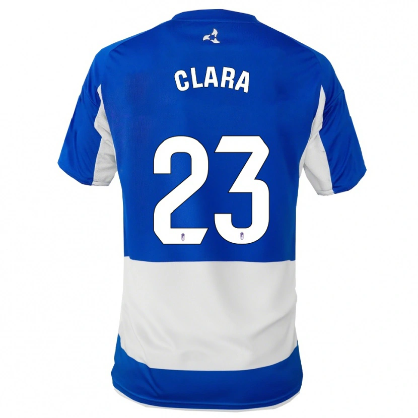 Danxen Damen Clara Rodríguez García #23 Blau Weiß Auswärtstrikot Trikot 2025/26 T-Shirt