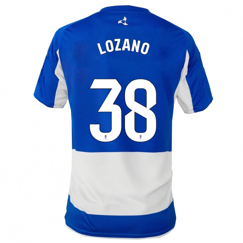 Danxen Damen Mario Lozano #38 Blau Weiß Auswärtstrikot Trikot 2025/26 T-Shirt