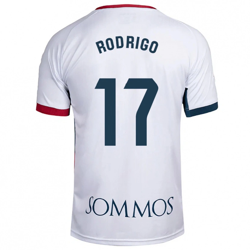 Danxen Damen Aron Rodrigo #17 Weiß Rot Auswärtstrikot Trikot 2025/26 T-Shirt