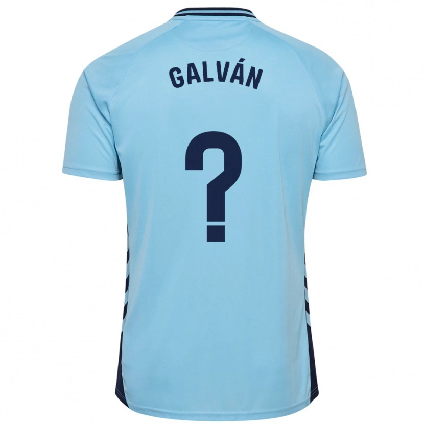 Danxen Damen Carlos Galván #0 Himmelblau Auswärtstrikot Trikot 2025/26 T-Shirt