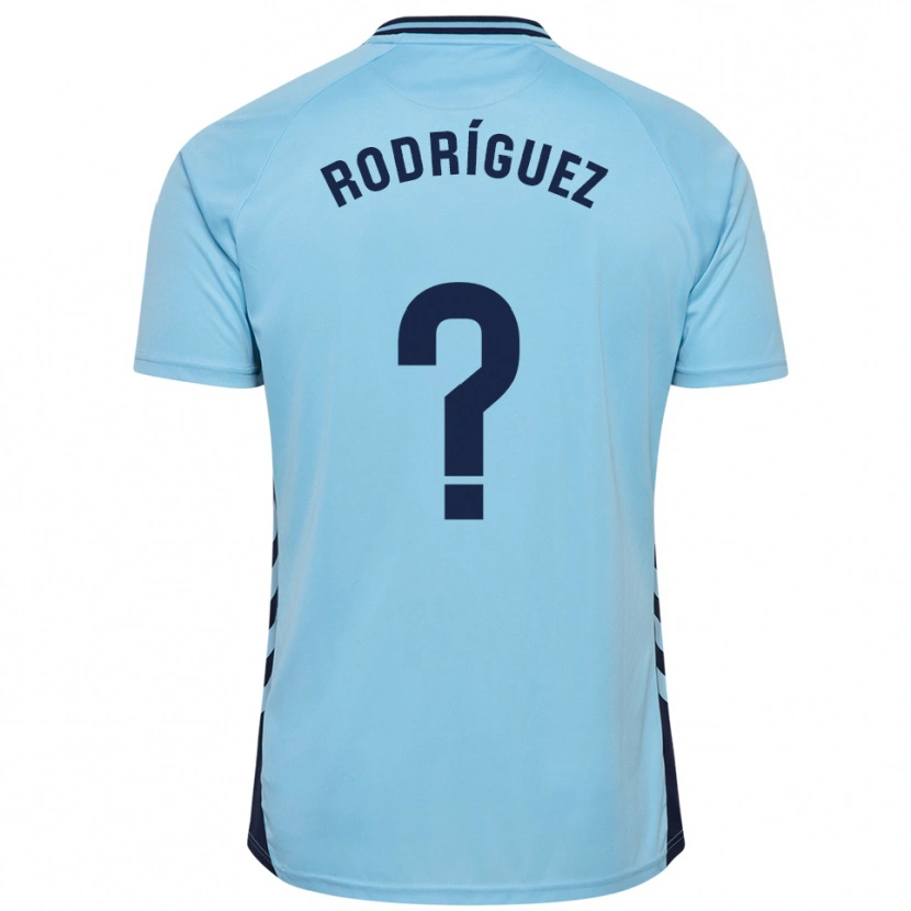 Danxen Damen David Rodríguez #0 Himmelblau Auswärtstrikot Trikot 2025/26 T-Shirt