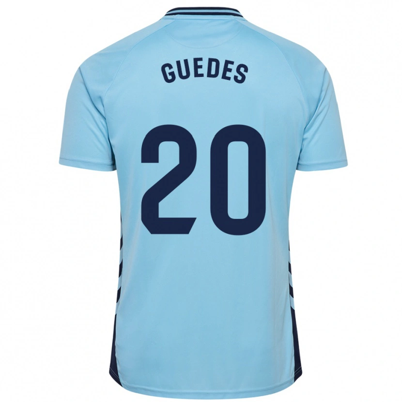 Danxen Damen Johan Guedes #20 Himmelblau Auswärtstrikot Trikot 2025/26 T-Shirt
