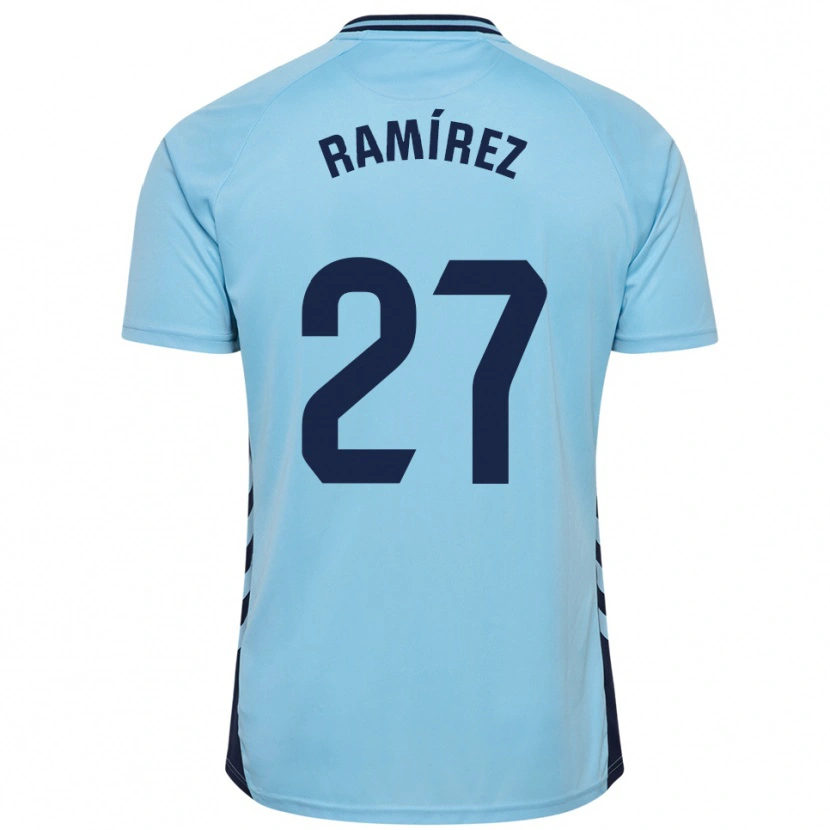 Danxen Damen Kirian Ramírez #27 Himmelblau Auswärtstrikot Trikot 2025/26 T-Shirt