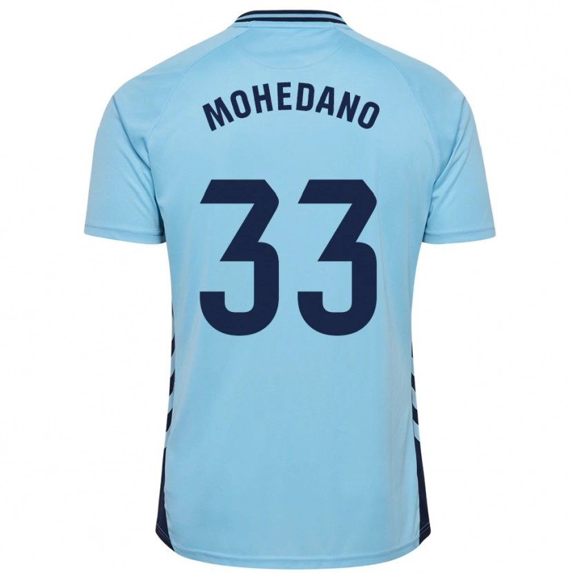 Danxen Damen Eduard Mohedano #33 Himmelblau Auswärtstrikot Trikot 2025/26 T-Shirt