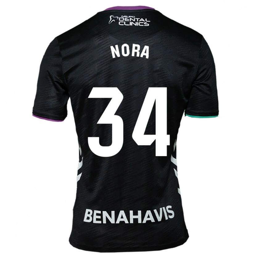Danxen Damen Nora #34 Schwarz Lila Grün Auswärtstrikot Trikot 2025/26 T-Shirt