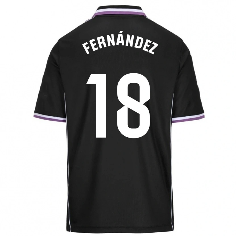 Danxen Damen Tommy Fernández #18 Lila Schwarz Auswärtstrikot Trikot 2025/26 T-Shirt