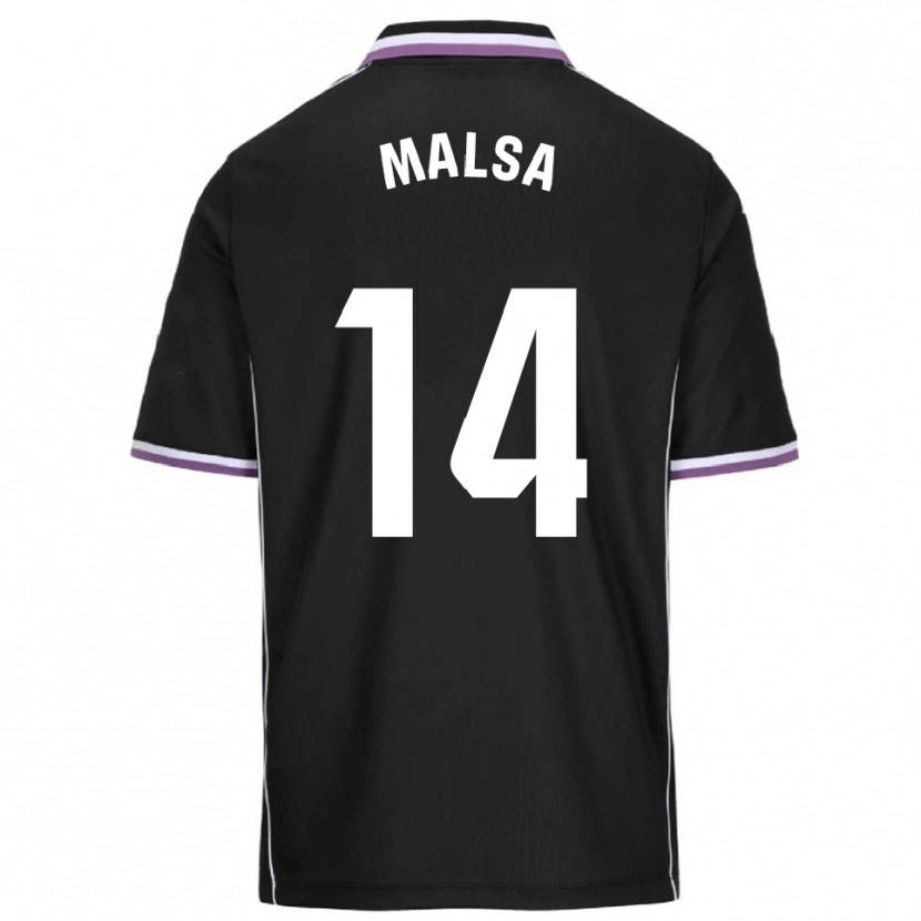 Danxen Damen Mickaël Malsa #14 Lila Schwarz Auswärtstrikot Trikot 2025/26 T-Shirt