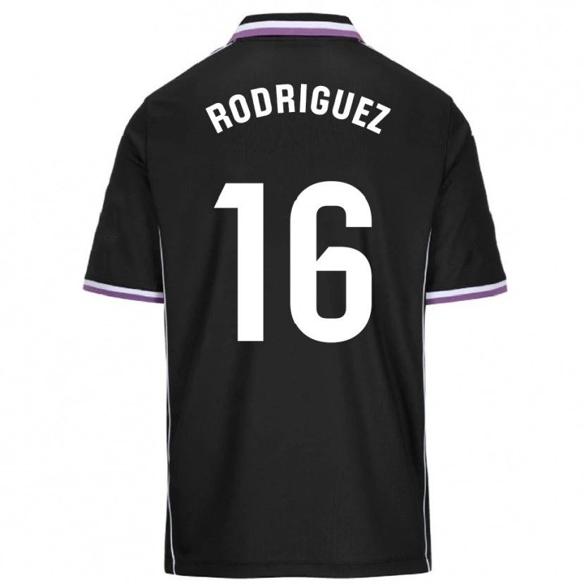 Danxen Damen Gabriel Rodríguez #16 Lila Schwarz Auswärtstrikot Trikot 2025/26 T-Shirt