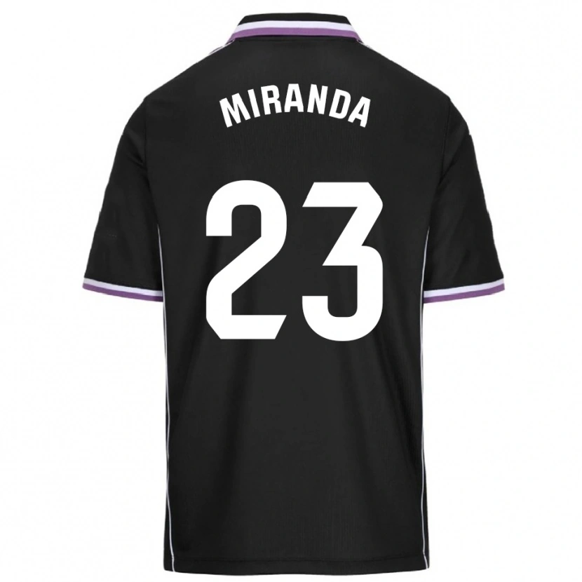 Danxen Damen João Miranda #23 Lila Schwarz Auswärtstrikot Trikot 2025/26 T-Shirt