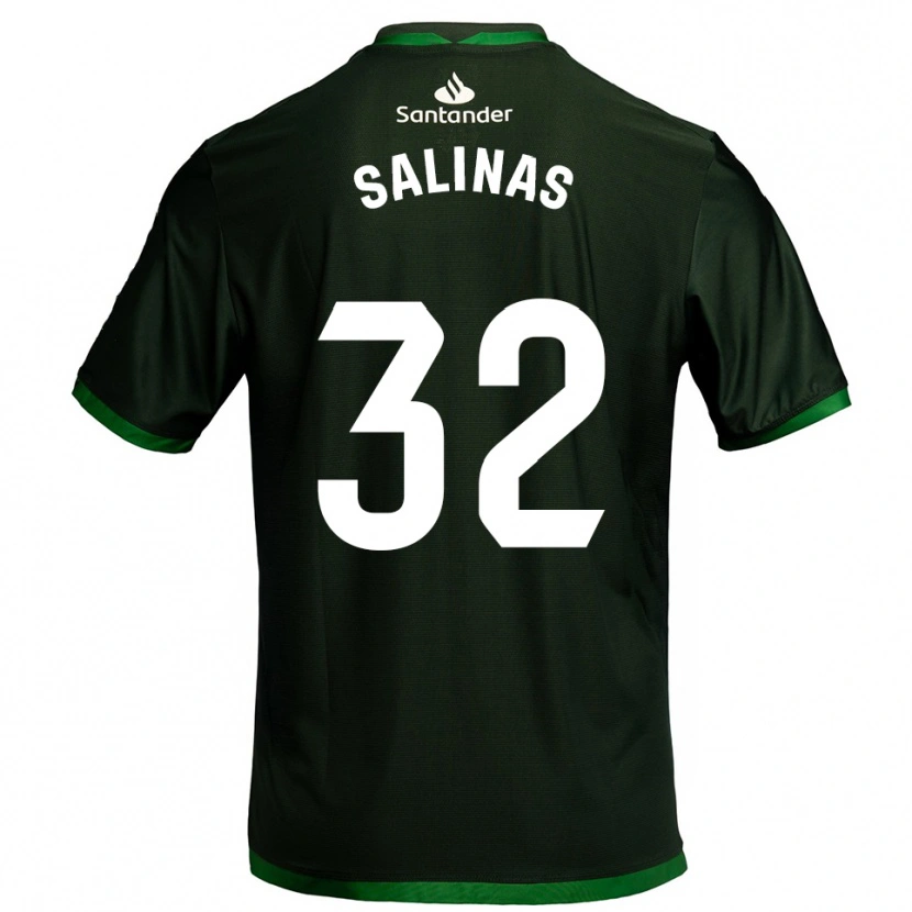 Danxen Damen Jorge Salinas #32 Dunkelgrün Auswärtstrikot Trikot 2025/26 T-Shirt