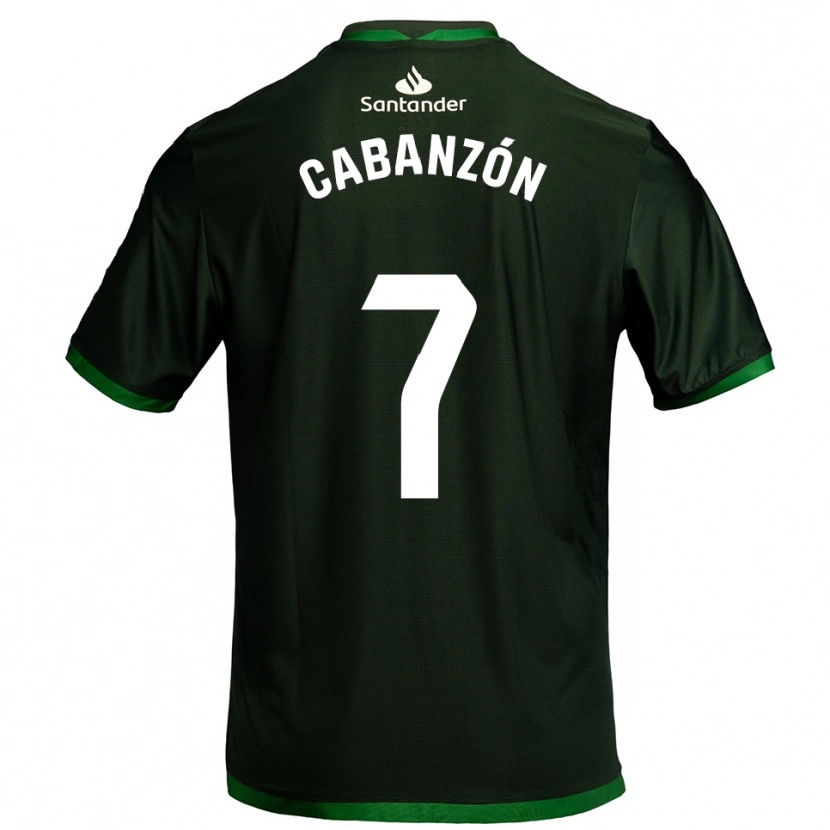 Danxen Damen Yeray Cabanzón #7 Dunkelgrün Auswärtstrikot Trikot 2025/26 T-Shirt