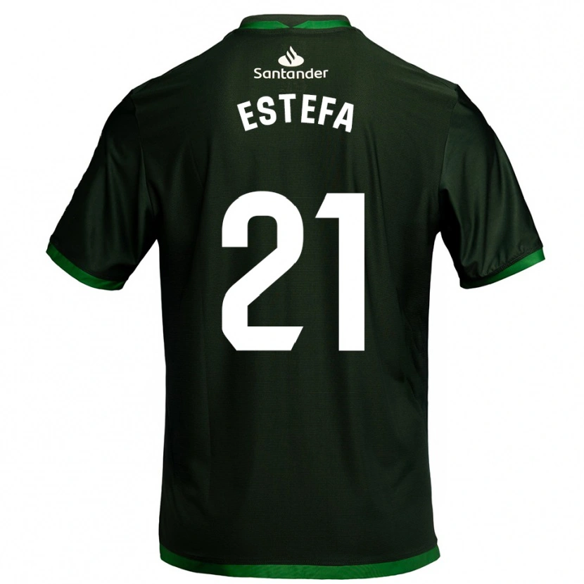 Danxen Damen Estefanía Torralba Pareja #21 Dunkelgrün Auswärtstrikot Trikot 2025/26 T-Shirt