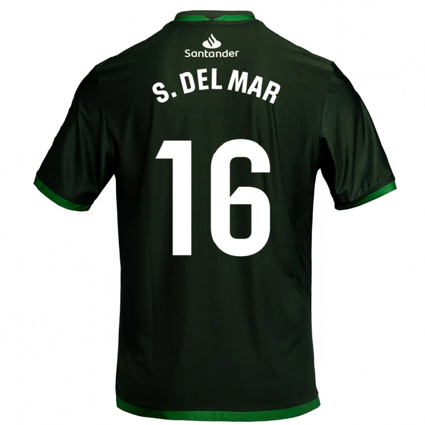 Danxen Damen Sonia Del Mar Perlaza Urquijo #16 Dunkelgrün Auswärtstrikot Trikot 2025/26 T-Shirt