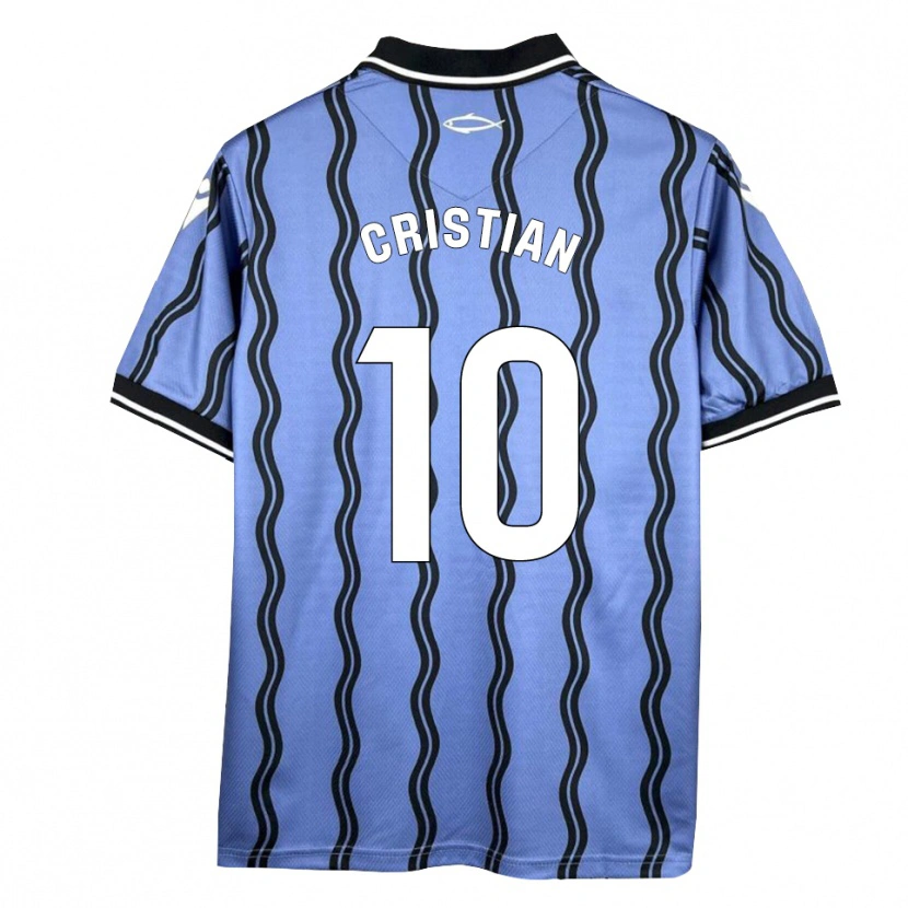 Danxen Damen Cristian Rodríguez #10 Dunkelblau Schwarz Auswärtstrikot Trikot 2025/26 T-Shirt
