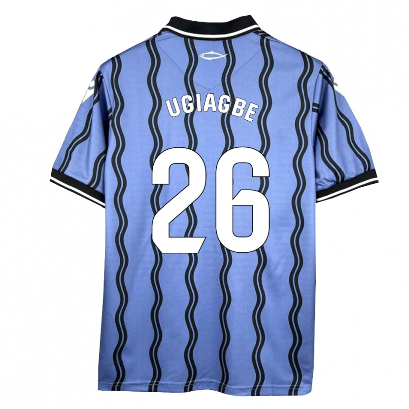 Danxen Damen Efe Ugiagbe #26 Dunkelblau Schwarz Auswärtstrikot Trikot 2025/26 T-Shirt