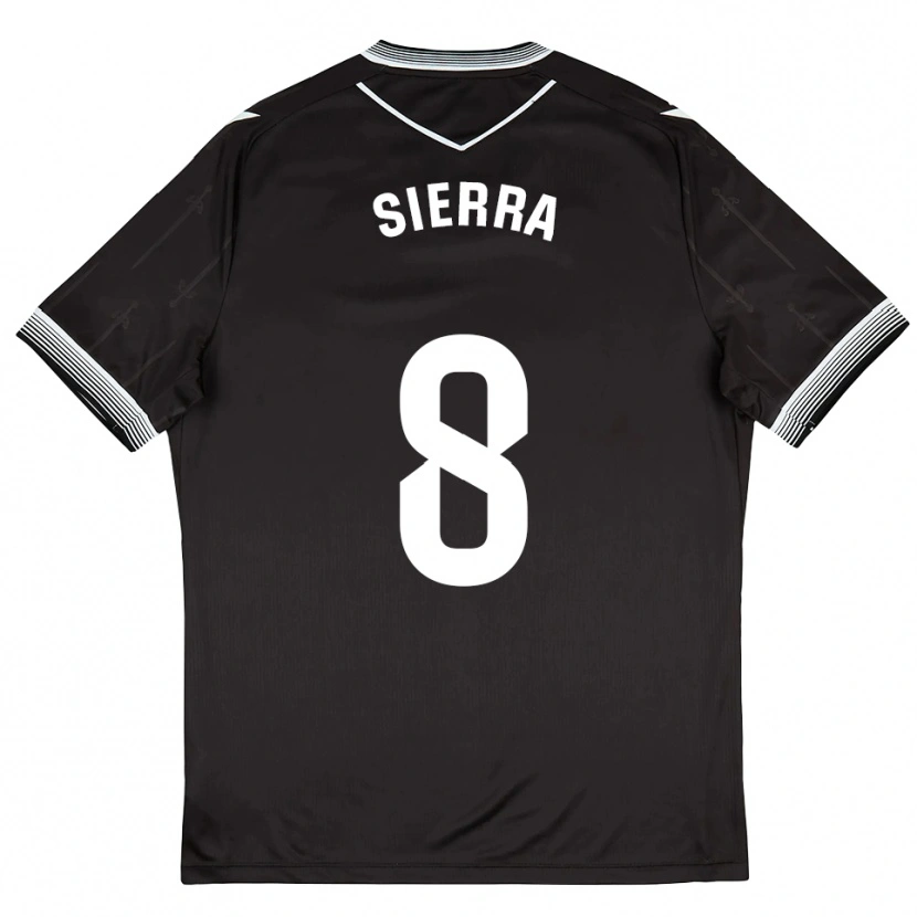 Danxen Damen Grego Sierra #8 Schwarz Weiß Auswärtstrikot Trikot 2025/26 T-Shirt