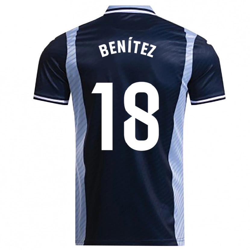Danxen Damen Paco Benítez #18 Marine Himmelblau Auswärtstrikot Trikot 2025/26 T-Shirt