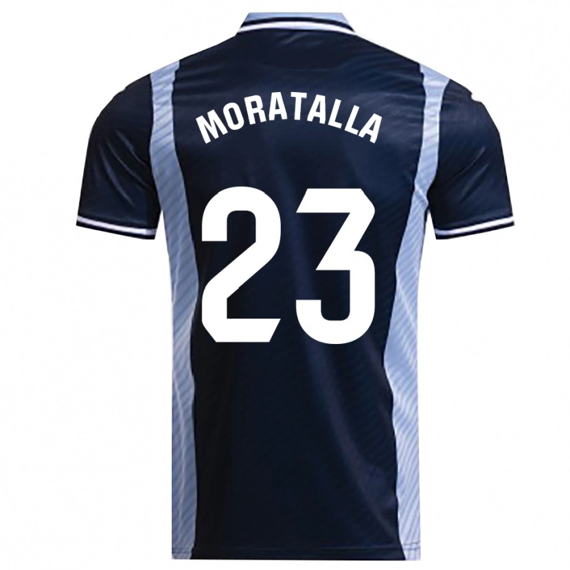 Danxen Damen Gonzalo Moratalla #23 Marine Himmelblau Auswärtstrikot Trikot 2025/26 T-Shirt