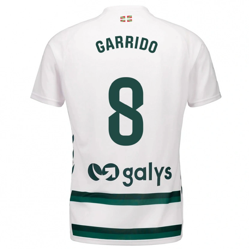 Danxen Damen Aleix Garrido #8 Weiß Grün Auswärtstrikot Trikot 2025/26 T-Shirt