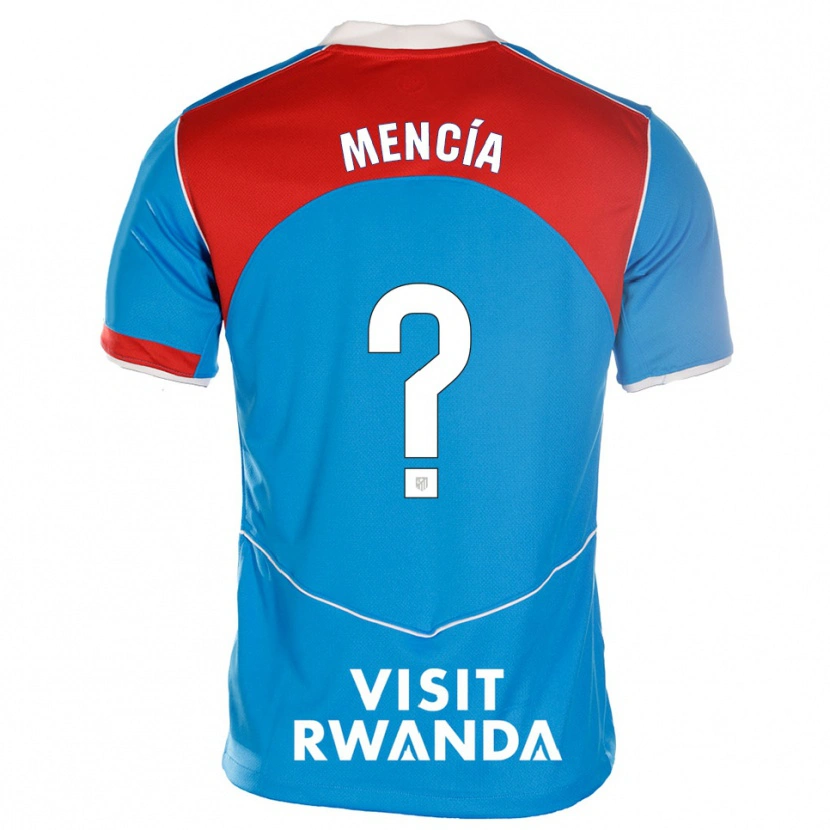 Danxen Damen Ian Mencía #0 Blau Weiß Ausweichtrikot Trikot 2025/26 T-Shirt