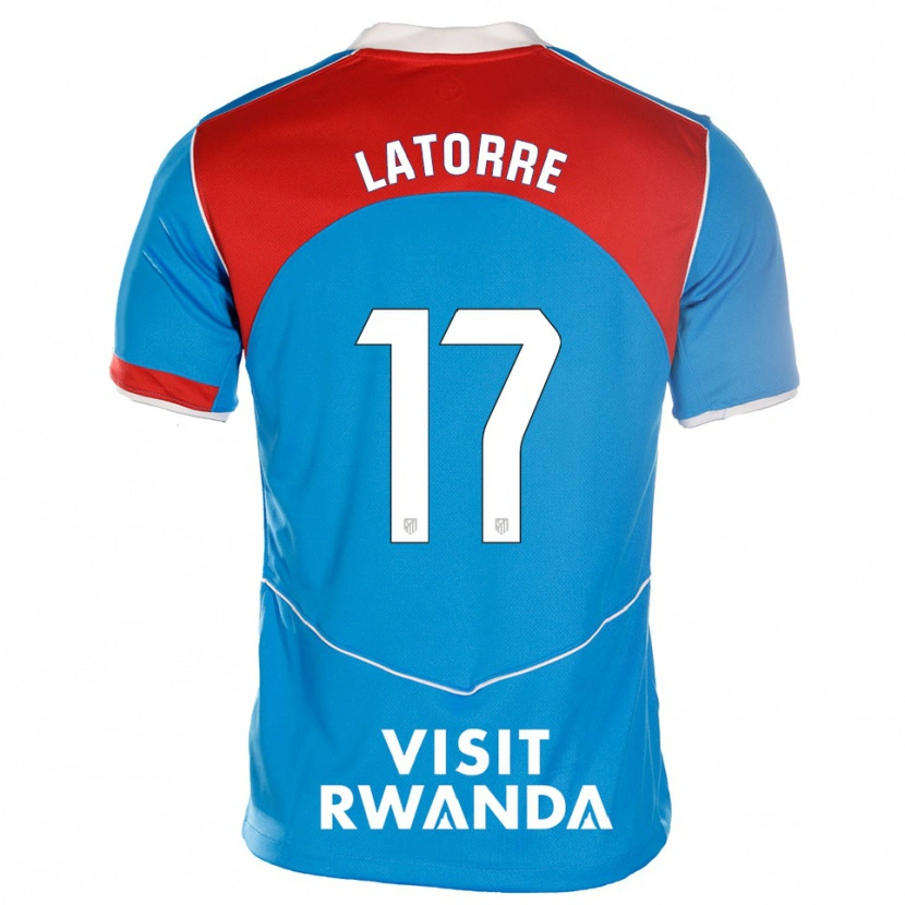 Danxen Damen Barbara Latorre #17 Blau Weiß Ausweichtrikot Trikot 2025/26 T-Shirt