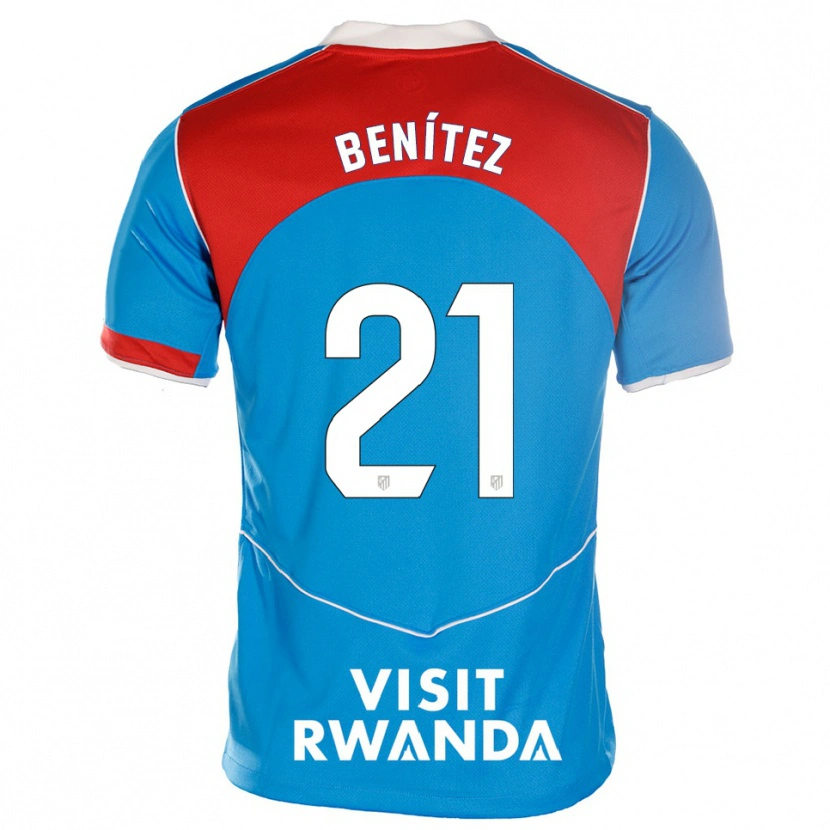 Danxen Damen Fiamma Benítez #21 Blau Weiß Ausweichtrikot Trikot 2025/26 T-Shirt