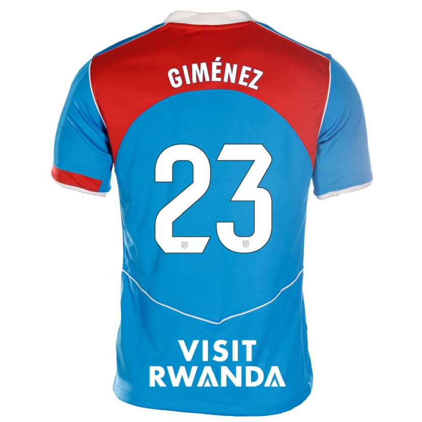 Danxen Damen Carlos Giménez #23 Blau Weiß Ausweichtrikot Trikot 2025/26 T-Shirt