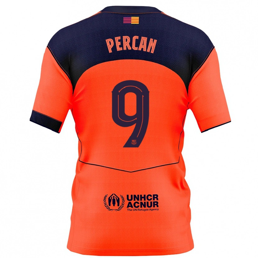 Danxen Damen Diego Percan #9 Orange Marine Ausweichtrikot Trikot 2025/26 T-Shirt