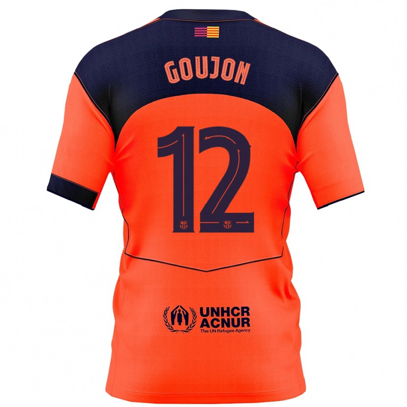Danxen Damen Iker Goujon #12 Orange Marine Ausweichtrikot Trikot 2025/26 T-Shirt