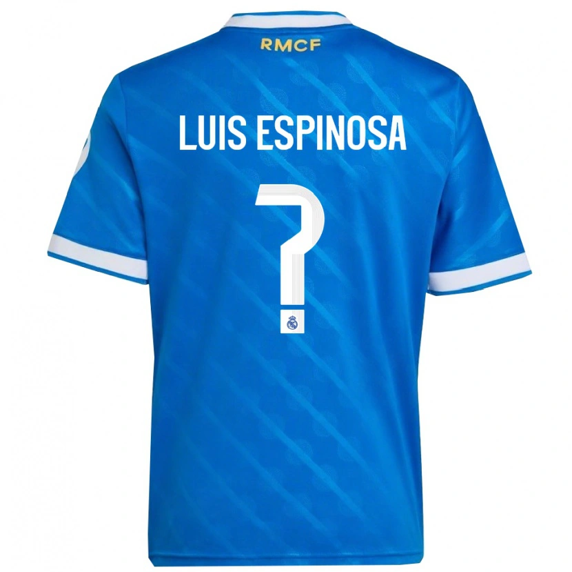 Danxen Damen José Luis Espinosa #0 Blau Weiß Ausweichtrikot Trikot 2025/26 T-Shirt