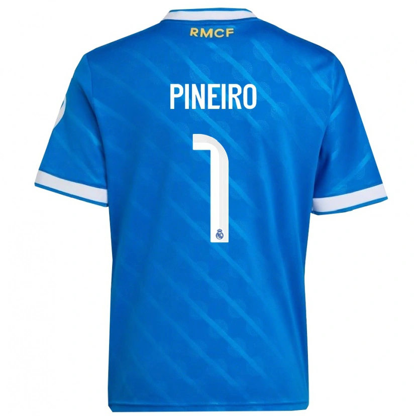 Danxen Damen Diego Pineiro #1 Blau Weiß Ausweichtrikot Trikot 2025/26 T-Shirt