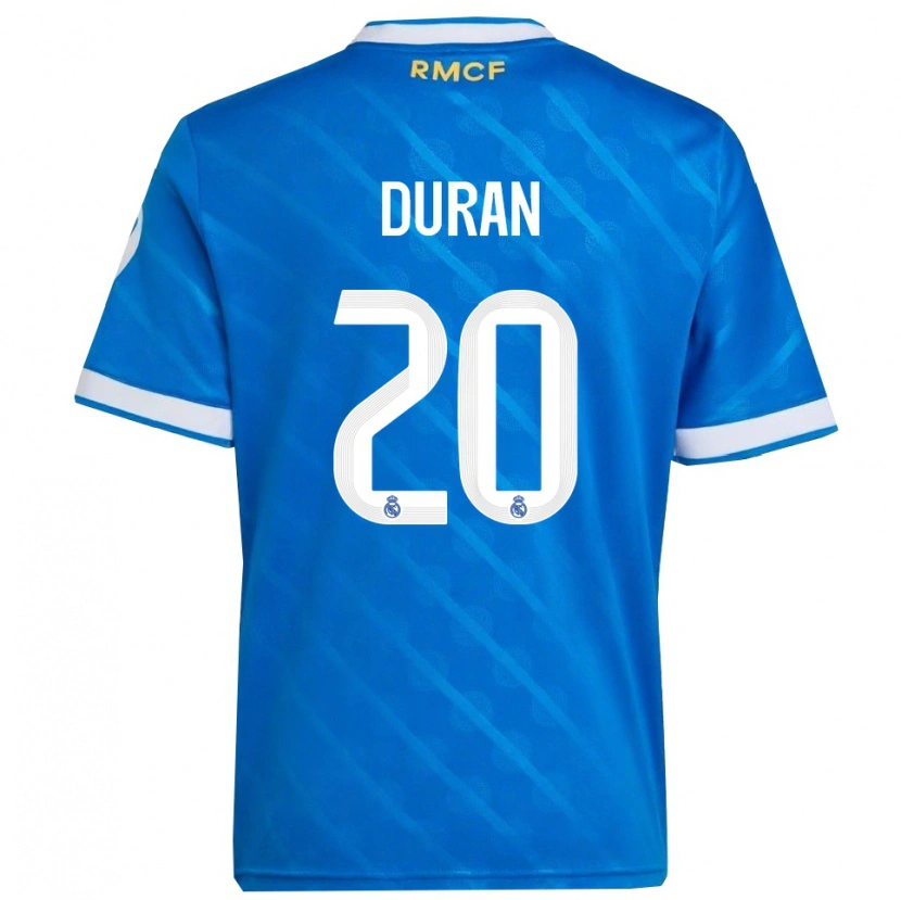 Danxen Damen Pol Duran #20 Blau Weiß Ausweichtrikot Trikot 2025/26 T-Shirt