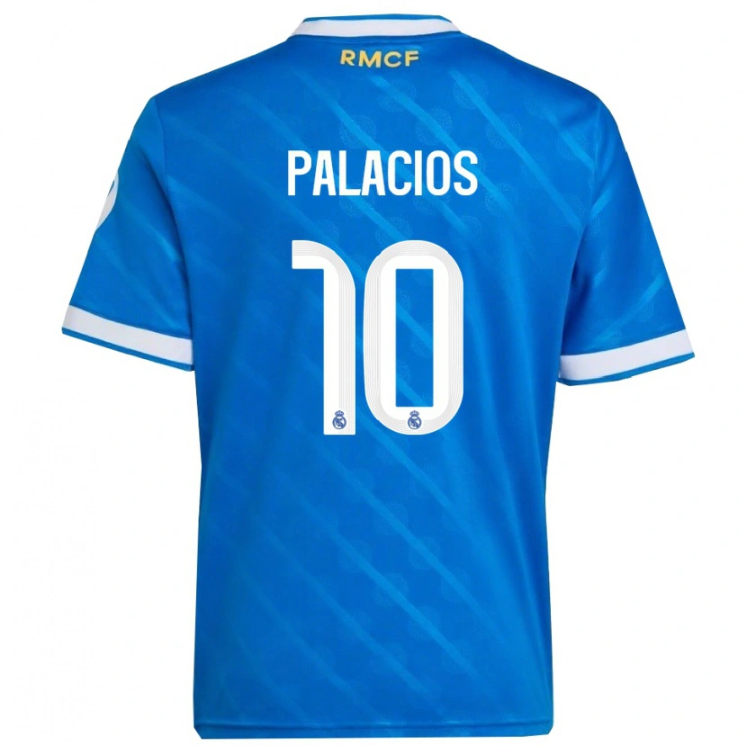 Danxen Damen César Palacios #10 Blau Weiß Ausweichtrikot Trikot 2025/26 T-Shirt
