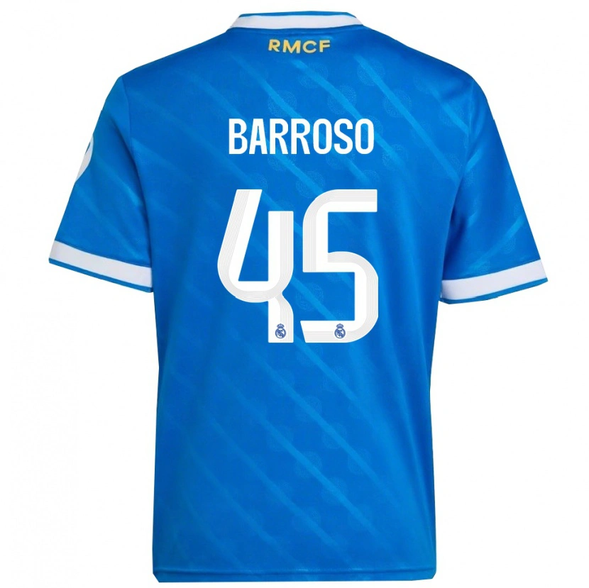 Danxen Damen Jaime Barroso #45 Blau Weiß Ausweichtrikot Trikot 2025/26 T-Shirt