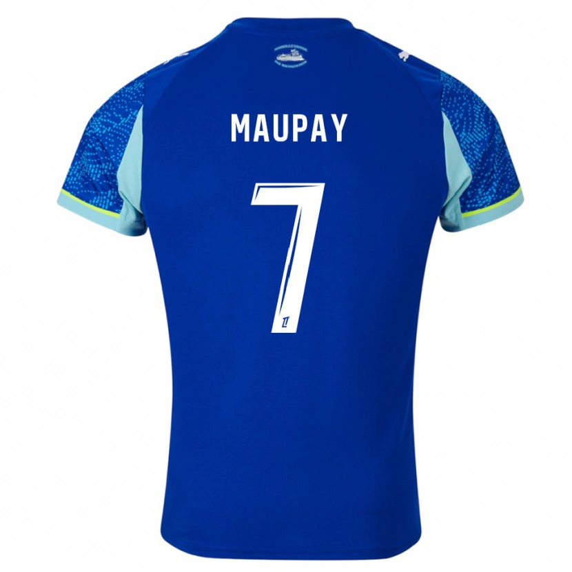 Danxen Damen Neal Maupay #7 Himmelblau Weiß Ausweichtrikot Trikot 2025/26 T-Shirt