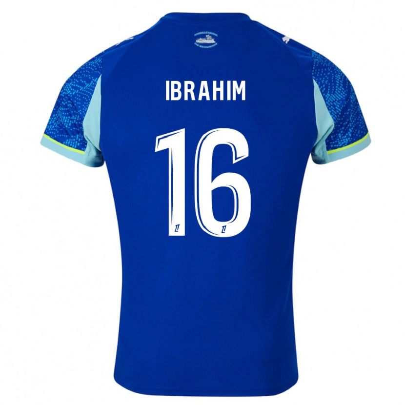 Danxen Damen Ayman Ibrahim #16 Himmelblau Weiß Ausweichtrikot Trikot 2025/26 T-Shirt