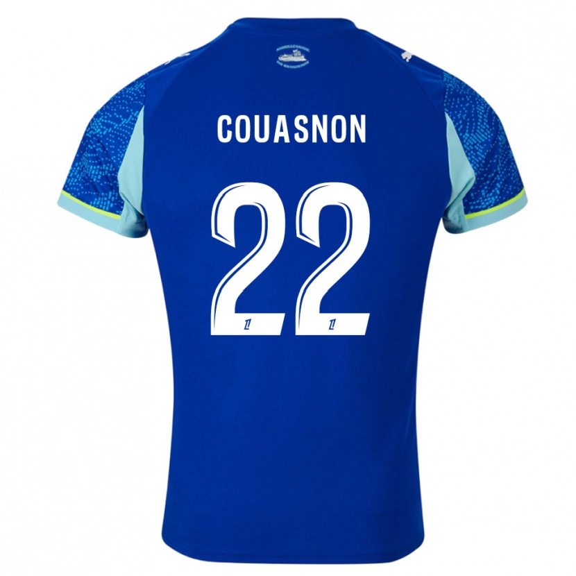 Danxen Damen Roxane Couasnon #22 Himmelblau Weiß Ausweichtrikot Trikot 2025/26 T-Shirt