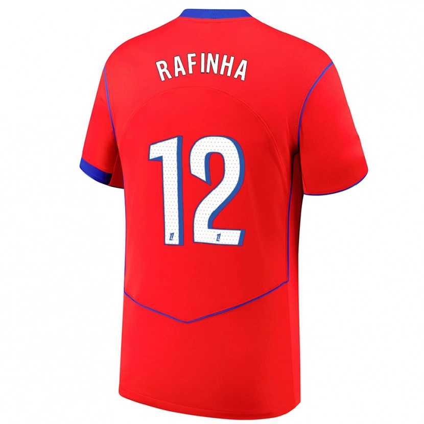 Danxen Damen Rafinha #12 Rot Blau Weiß Ausweichtrikot Trikot 2025/26 T-Shirt