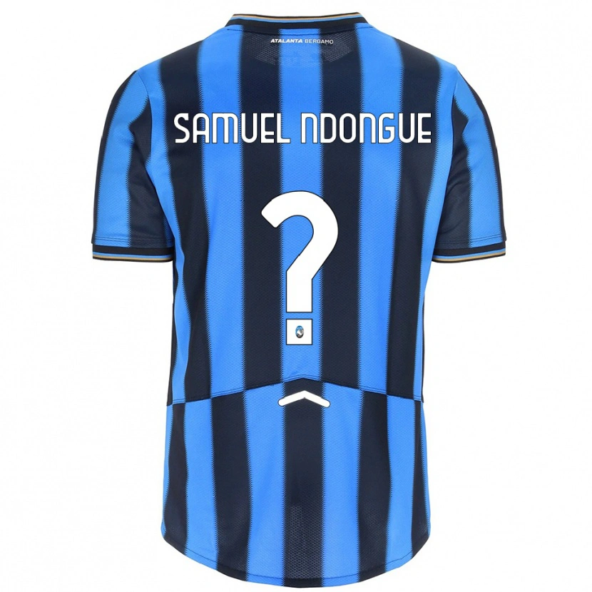 Danxen Kinder Frederick Samuel Ndongue #0 Himmelblau Schwarz Heimtrikot Trikot 2025/26 T-Shirt