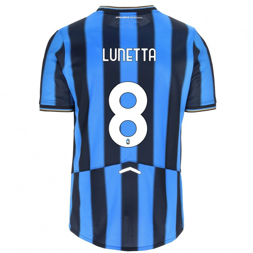 Danxen Kinder Gabriel Lunetta #8 Himmelblau Schwarz Heimtrikot Trikot 2025/26 T-Shirt