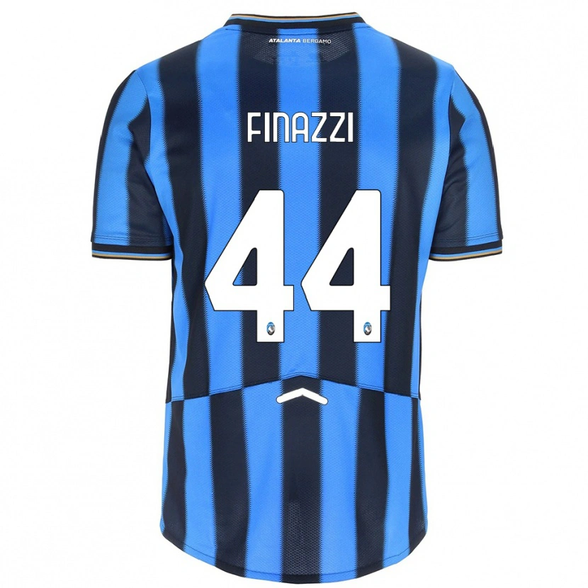 Danxen Kinder Riccardo Finazzi #44 Himmelblau Schwarz Heimtrikot Trikot 2025/26 T-Shirt