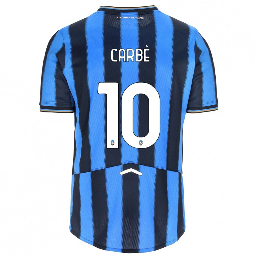 Danxen Kinder Alessio Carbè #10 Himmelblau Schwarz Heimtrikot Trikot 2025/26 T-Shirt