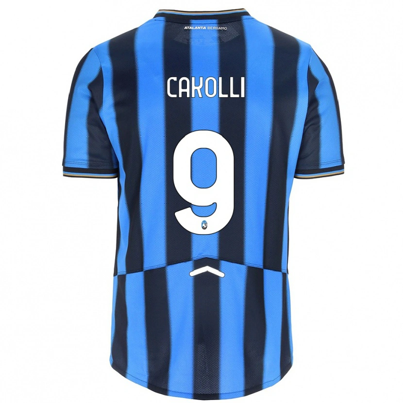 Danxen Kinder Dion Cakolli #9 Himmelblau Schwarz Heimtrikot Trikot 2025/26 T-Shirt