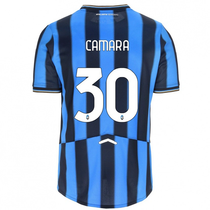 Danxen Kinder Henry Camara #30 Himmelblau Schwarz Heimtrikot Trikot 2025/26 T-Shirt
