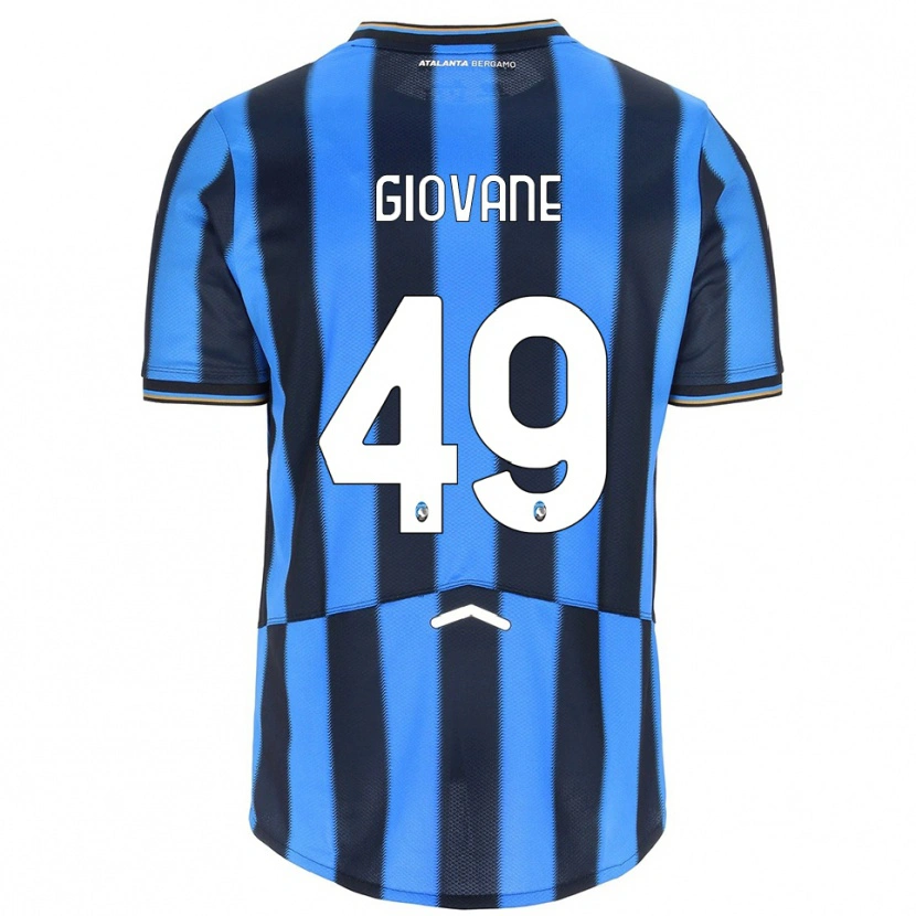 Danxen Kinder Samuel Giovane #49 Himmelblau Schwarz Heimtrikot Trikot 2025/26 T-Shirt
