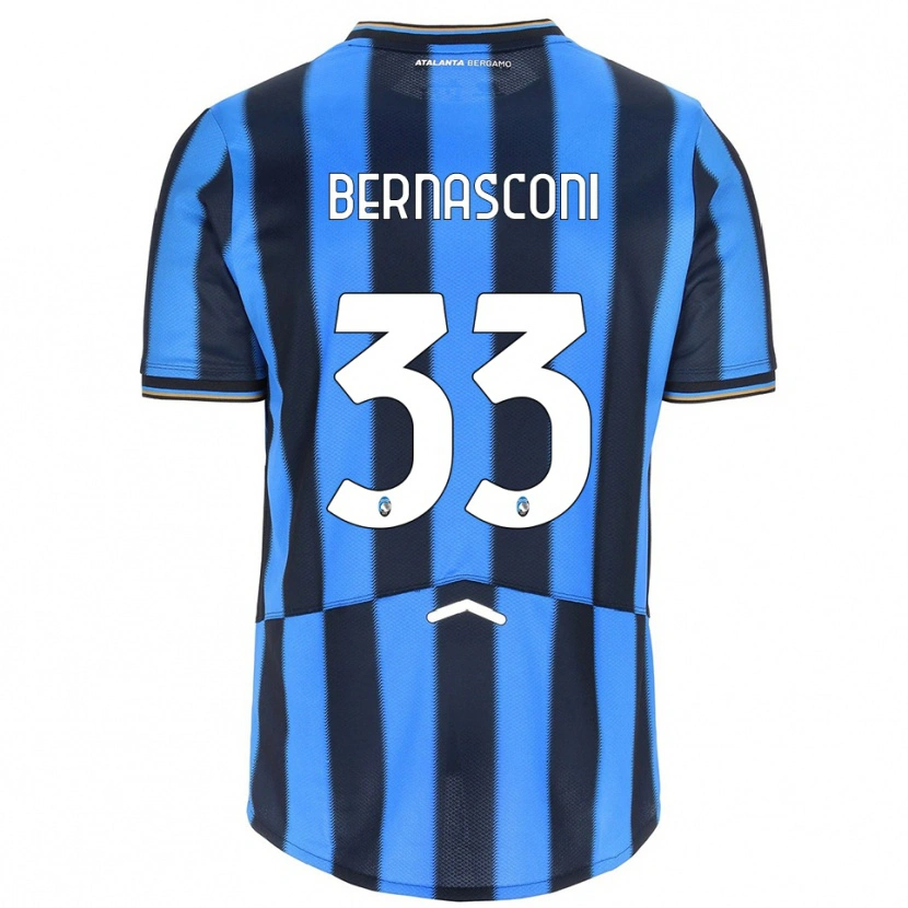 Danxen Kinder Lorenzo Bernasconi #33 Himmelblau Schwarz Heimtrikot Trikot 2025/26 T-Shirt